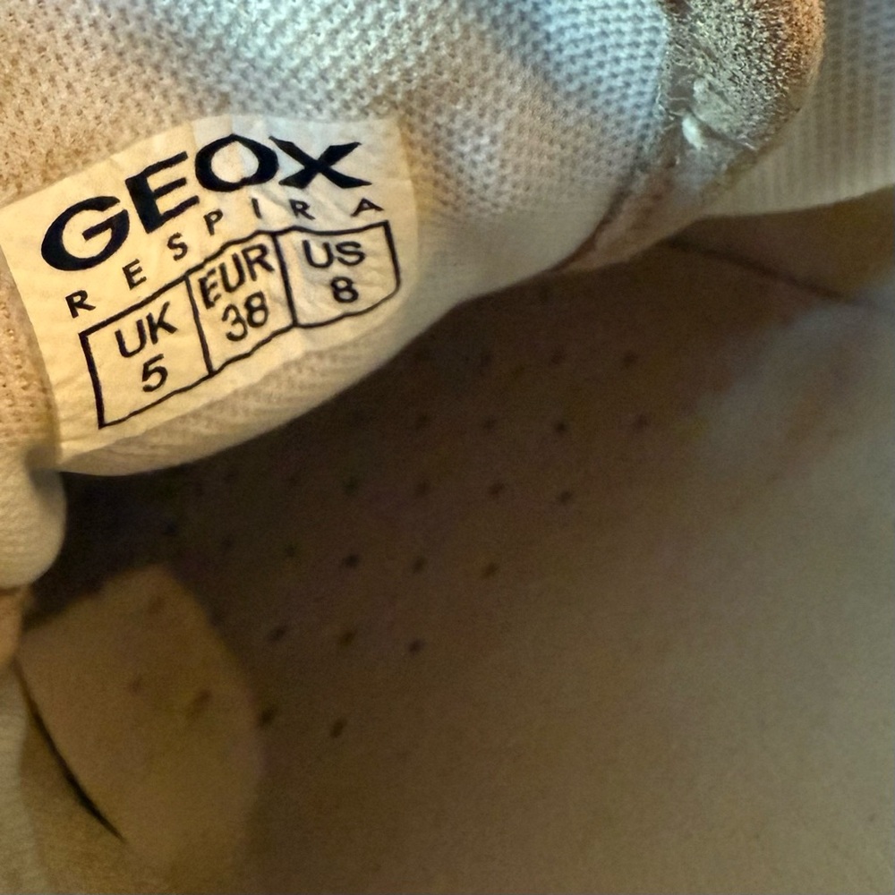 GEOX D OTTAYA MARRON CLARO WOMENS SNEAKERS - Picture 11 of 11